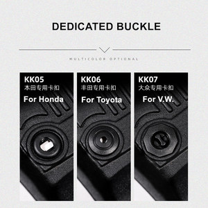 Tappetino per auto in TPE 3D sportivo impermeabile antipolvere personalizzato per VW <span class=keywords><strong>POLO</strong></span> 2014 tappetino per auto resistente per tutte le stagioni facile da pulire - Product Image 4