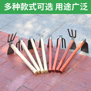 Dual-purpose Hoe Wooden Handle 380mm Length For Gardening And Farming Use - Product Image 4