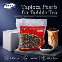 Perles de tapioca noires moelleuses et douces 900g*20/1kg*18 par carton pour thé aux fruits, limonade, yaourt, desserts, barres, vente en gros, Boba, Bubble Tea