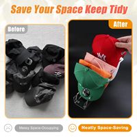 Support de Présentation pour Casquettes en Acrylique Transparent Personnalisé, Organisateur de Casquettes de Baseball Durable, Étagère de Rangement pour la Maison, la Chambre et le Placard