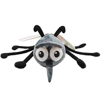 Peluche géante insecte microbien moustique, animal en peluche personnalisé, rembourrage en coton PP, matériau polyester, couette brodée