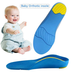 Sol Ortopedi Anak untuk Koreksi Kaki Datar, Bantalan <span class=keywords><strong>Gel</strong></span> Penyangga Lengkung, Terbuat dari Bahan PU Tahan Lama untuk Sepatu Olahraga dan Sekolah Anak - Product Image 1