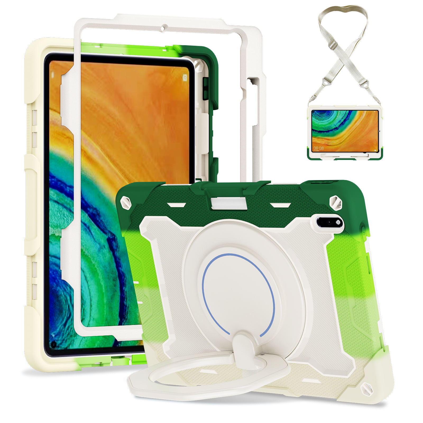 สีเขียว