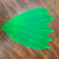 Rok sutra Ti daun buatan besar 65CM pakaian wanita DIY anak perempuan tari rok daun Ti aksesoris pesta