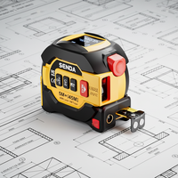 Ruban laser personnalisé OEM haute précision 60m IP54, précision de 2mm, mesure de distance infrarouge trois-en-un, ruban de mesure à rouleau