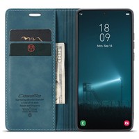 CASEME Portefeuille de luxe en cuir PU étui de téléphone à rabat poche porte-carte TPU pour Samsung Galaxy S25 S24 S23 S22 5G S20 FE ultra Plus