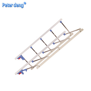 ราวกั้นเตียงอลูมิเนียมอัลลอยด์ Peterdeng แบบพับได้ 5 ระดับ สำหรับบ้าน โรงพยาบาล และการดูแลผู้ป่วย ราวกันตกเตียงแบบตรง ทำจากโลหะ - Product Image 3