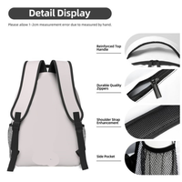 Mochila de Impresión Digital Moderna para Estudiantes de Primaria y Secundaria, Bolsa de Hombro para Niños y Niñas
