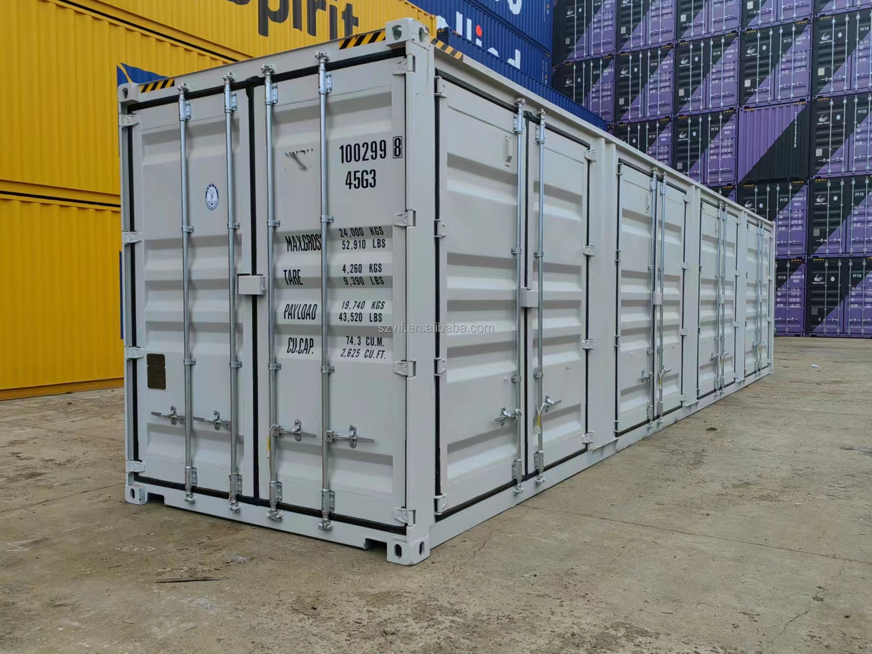 40 Foot Shipping Container with Side Doors - Price & Details