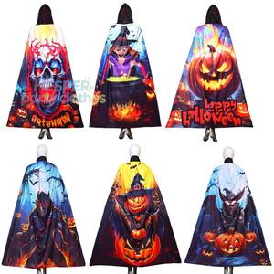 Capa de Halloween para Adultos HP, Nueva Capa de Satén con Estampado de Personajes Animales Medievales para Disfraces de Carnaval - Product Image 1