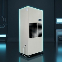 Déshumidificateur industriel électrique professionnel sur pied 240L/J pour entrepôt, sécheur d'air avec affichage numérique et contrôle de l'humidité, Nouveau