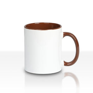 Taza Blanca para Sublimación de 11 oz con Interior y Asa de Color, Impresión de Logotipo Personalizable, Cerámica Duradera de Alta Calidad - Product Image 5