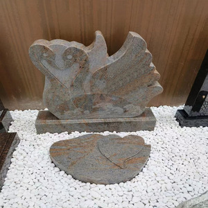 Lápida Moderna de Mármol con Diseño de Ángel Llorón para Marcador de Tumba de Bebé en Cementerio - Product Image 3