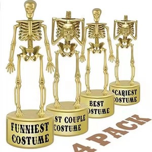 Trophée Squelette en Plastique pour Halloween – Décoration Amusante pour Concours de Costumes, Fêtes d'Halloween et Maisons Hantées - Product Image 6