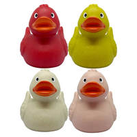 Nouveaux canards en caoutchouc écologiques de 8 cm, biodégradables, en matériau de blé