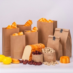 Bolsa de Papel Kraft de Lujo con Cinta y Logotipo Personalizado, Bolsas de Compras de Papel Kraft para Vino, Licores y Cajas de Regalo de Comida Gourmet - Product Image 1