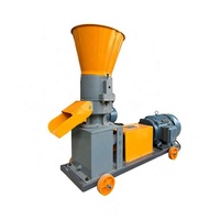 Petite machine à granulés d'aliments pour animaux domestiques, granulateur d'aliments pour poulets, canards, porcs, machine d'extrusion de granulés d'aliments à base de maïs, de paille et de tourteaux de soja