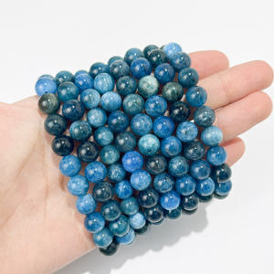 Vente chaude pierre de cristal précieux <span class=keywords><strong>apatite</strong></span> <span class=keywords><strong>bleue</strong></span> Bracelet en cristal précieux pour l'élégance et la puissance - Product Image 3