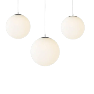 Lampada a Sospensione Moderna a LED Singola Bianca con <span class=keywords><strong>Paralume</strong></span> a Sfera Opale, Luce Bianca Calda - Product Image 4
