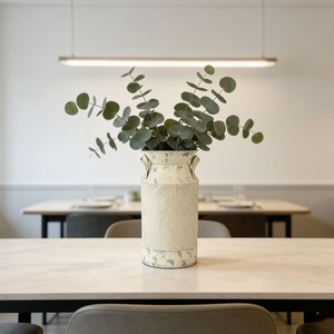 Vasos de Ferro Forjado Estilo Pastoral Europeu-Americano, Vasos de Flores com Acabamento Envelhecido, Decorações para Sala de Estar, Varanda e Jardim - Product Image 3