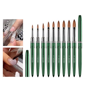 Pincel de Uñas Acrílico Kolinsky Profesional de Alta Calidad para Uso en Salones de Belleza, Proveedor de Uñas con Logotipo Personalizado - Product Image 2