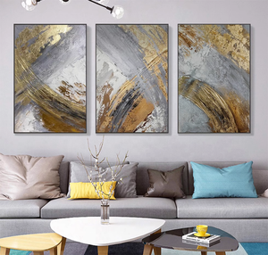 Odern Picture, RT bstray, ainting On anvas lack and hhite ackground - Product Image 4