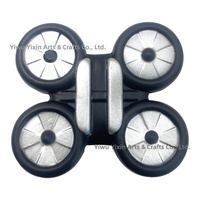 Balle anti-stress en PU en forme de drone, modèle de simulation de drone, jouet de décompression - Emballage individuel, multi-âges, vente en gros, impression de logo personnalisée