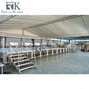ระบบโครงถักเวทีอลูมิเนียมสำหรับใช้งานกลางแจ้งและในร่ม พร้อมบันได - Product Image 3