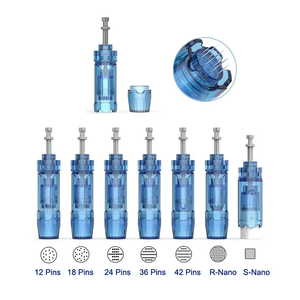 Cartucho de Agujas Desechables de Acero Inoxidable 316 Modelo Mona N2, 12, 36, 42 Nano Bayonet, Sistema de Membrana Esterilizada para Arte Corporal - Product Image 6