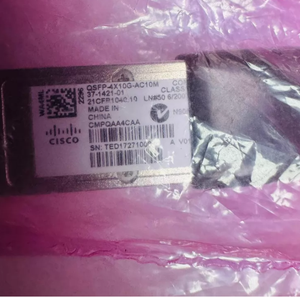 Clsco QSFP AC10M 4X10G/37 <span class=keywords><strong>1421</strong></span> 01 10เมตรสายซ้อนกับโมดูล AC10M CFP 4X10G ใหม่ดั้งเดิม - Product Image 3