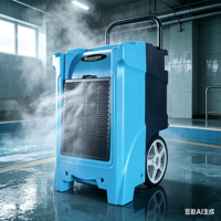 Déshumidificateur portable AONE-90L électronique, capacité de 90 L/jour, arrêt automatique, fonctionnement silencieux, couverture de 1500 pieds carrés pour les sous-sols