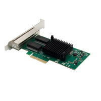 Carte réseau PCI Express pour serveur EDUP EP-9671 PCIe Intel I350-T4 Quad 1GbE avec contrôleur Intel I350 AM4