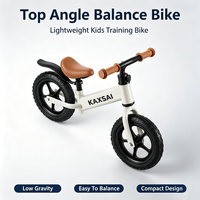 Vélo d'équilibre pour tout-petits de 12 pouces, couleur pastel, sans pédales, vélo d'apprentissage pour enfants, facile à transporter et à contrôler