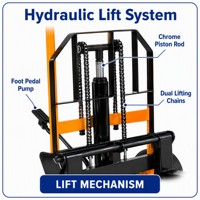 Nouveau transpalette manuel hydraulique GY11-002 Mini pour la manutention des matériaux