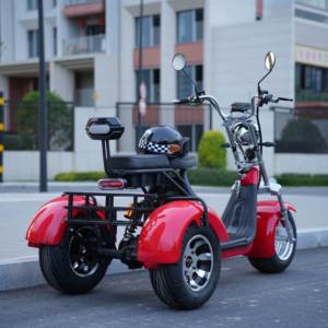 Triciclo Eléctrico sin Escobillas de 2000W, Batería de Litio, Marco de Aleación de Aluminio, Frenos de Disco Hidráulicos, Alcance de 60 Millas, Velocidad de 50 km/h - Product Image 5