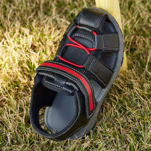 وصل حديثًا صنادل صيفية للأطفال من الأمام مغلقة للأولاد صنادل شاطئية بدون رباط صندل صيفي غير قابل للإنزلاق - Product Image 6