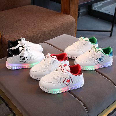 Light up Children Boys Girls Luminous Shoes LED Flashing Lights Baby Kids Shoes