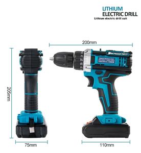 Perceuse Électrique Design à Angle Numérique, Outil de Perçage Sans Fil, Ensemble de Perceuse à Percussion Sans Fil, Spécifications Électriques - Product Image 2