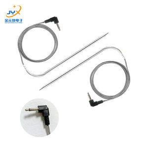 Pitboss pengukur suhu <span class=keywords><strong>Oven</strong></span> genggam barbekyu pintar lintas batas PT1000 NTC termistor baja tahan karat <span class=keywords><strong>Probe</strong></span> BBQ - Product Image 1