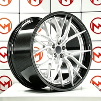 Jantes de voiture pour passagers Maxtera en fibre de carbone forgée sur mesure, style VMP-206, pour Porsche 911, BMW, McLaren, Audi G63 AMG, Urus, jantes en alliage