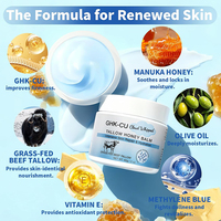 Baume Hydratant Visage et Corps au Suif de Bœuf 100% Nourri à l'Herbe OEM, Réparation Intensive de la Peau, GHK-Cu, Fouetté au Miel