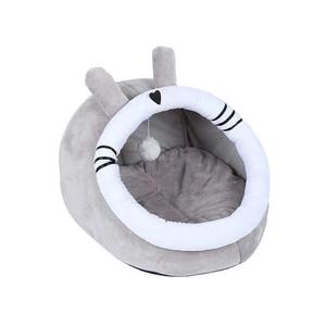 Nid de chat universel quatre saisons XL villa semi-fermée pour animaux de compagnie avec chaleur hivernale amovible lavable chenil fait éponge confortable - Product Image 1