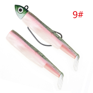 <span class=keywords><strong>Leurre</strong></span> <span class=keywords><strong>Souple</strong></span> Easy Shiner pour Pêche en <span class=keywords><strong>Mer</strong></span>, Swimbait Tête Plombée 5-200g, <span class=keywords><strong>Black</strong></span> <span class=keywords><strong>Minnow</strong></span> pour Pêche au Bar et Brochet - Product Image 5