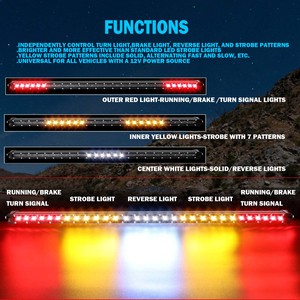 N2-barre lumineuse stroboscopique 30 "avec interrupteur à bascule pour ATV/ UTV/<span class=keywords><strong>Polaris</strong></span>/camion 4x 4/tout-terrain-ambre rouge blanc - Product Image 4