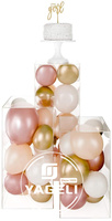 Présentoir Colonne Moderne en Acrylique Transparent pour Vente en Gros, Support de Table en Lucite, Présentoir Rectangulaire pour Fleurs, Mariage, Logo Personnalisé