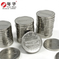 Jetons personnalisés en métal pour distributeur automatique de monnaie de lavage de voitures, jetons de blanchisserie en libre-service pour équipements à monnayeur