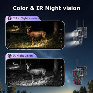 Dubbele Len Camouflage 4G Zonnecamera Aov 24/7 Fulltime Opname Jachtpad Ptz Camera Ip65 6mp Hd Bewegingsdetectie Ai Camera - Product Image 5