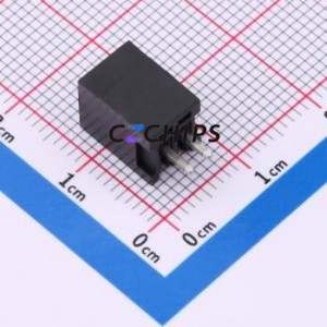 DB2EVC-2.5-2P-BK Plug-in Terminal Block Through hole,P=2.5mm Connector Board-to-Board / Socket - Closed 1x2P 2.5mm Black - Product Image 2
