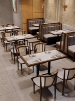Canapés en cuir de style chinois, meubles de restaurant durables, ensemble de mobilier pour hôtel et salon, usage commercial