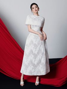 Nouvelle <span class=keywords><strong>Robe</strong></span> <span class=keywords><strong>Longue</strong></span> <span class=keywords><strong>Blanche</strong></span> en Dentelle Printemps-Été, Design Original, Taille Haute, Coupe Ajustée, <span class=keywords><strong>Robe</strong></span> <span class=keywords><strong>de</strong></span> <span class=keywords><strong>Soirée</strong></span> <span class=keywords><strong>de</strong></span> Luxe - Product Image 3